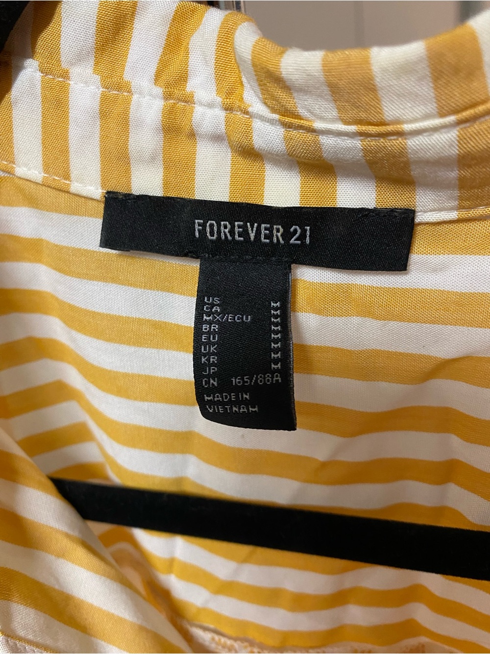 Forever 21 Yellow and White Striped Dress - Picture 3 of 10